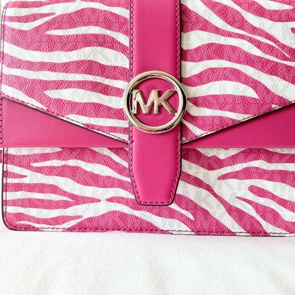 Michael Kors Zebra Print Crossbody Bag - Picture 14 of 16